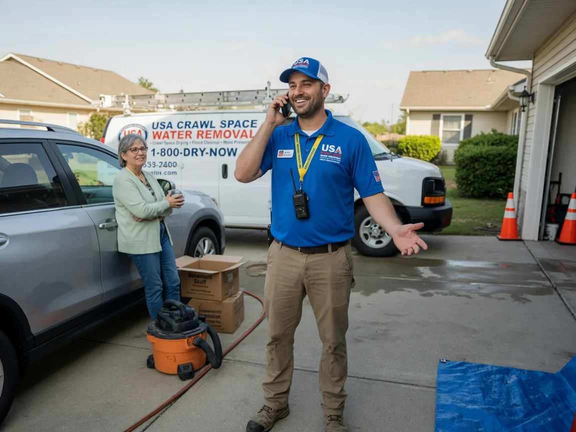 Crawl Space Water Removal Houston, OH FAQs